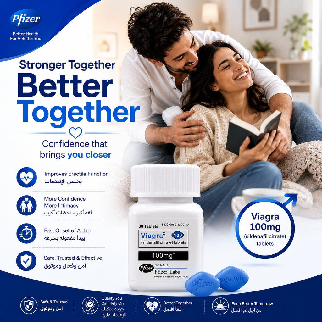 Viagra Sildenafil Citrate 100 mg – Support for Male Performance & Confidence