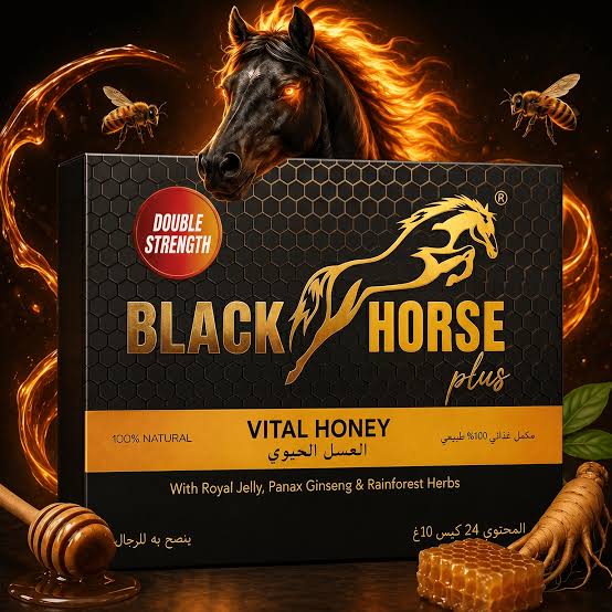 Black Horse Honey 24 Sachet USA By Emirates Herbals Store Only
